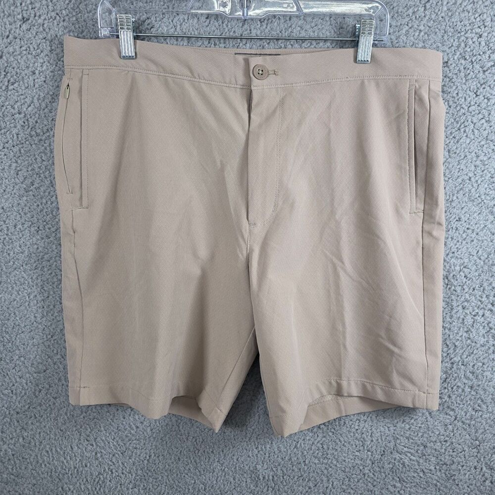 NWT Vineyard Vines Men's Beige Performance Drawstring Boardshort Khaki Size 35